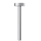 Brazo techo TUBE redondo 20 cm niquel cepillado - 4096/NQ