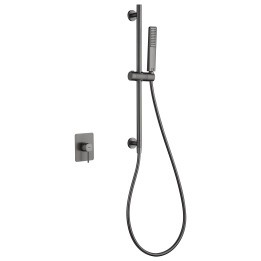 Kit monomando ducha empotrado 1-vía FIRENZE black gun metal - SMF065/BGM 1