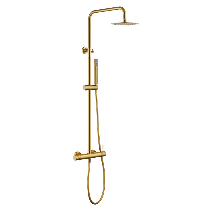 Conjunto monomando ducha BLESS oro cepillado - BDB063/OC 1