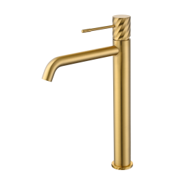 Monomando lavabo alto BLESS oro cepillado - BDB063-3OC 1