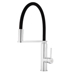 Monomando fregadero caño extraible TUBE negro - 82693/N 1