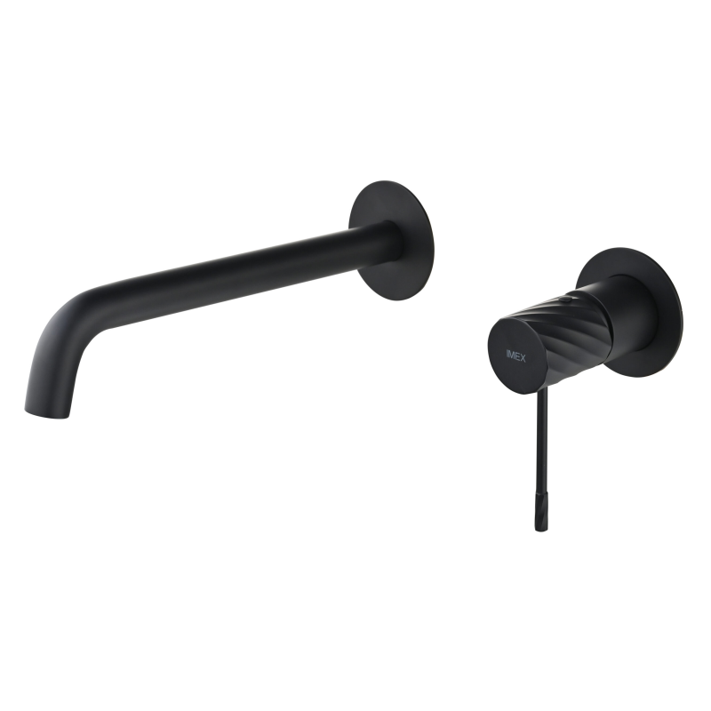 Monomando lavabo empotrado BLESS negro mate - GLB063/NG