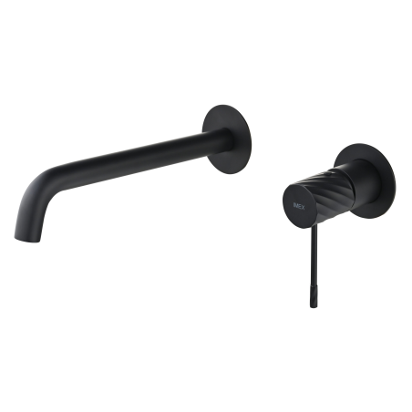 Monomando lavabo empotrado BLESS negro mate - GLB063/NG - Imex