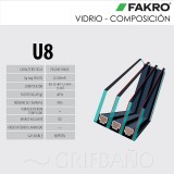 Ventana para tejado giratoria FAKRO FTT U8 THERMO Passive House 9