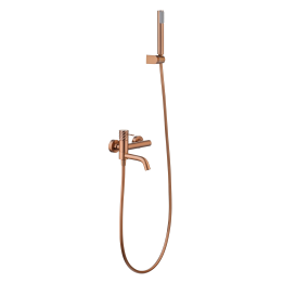 Monomando baño-ducha BLESS oro rosa cepillado - BDB063-4ORC 1