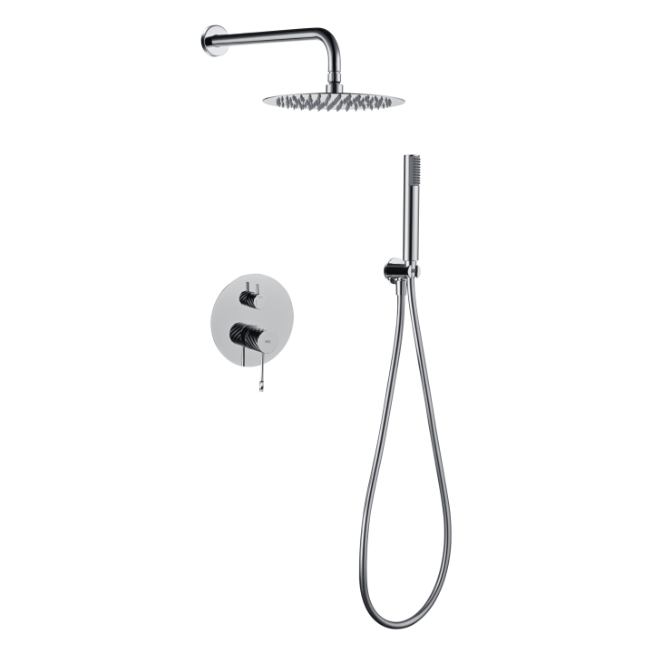 Kit monomando ducha empotrado 2-vías BLESS cromo - GPB063 1