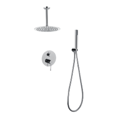 Kit monomando ducha empotrado 2-vías BLESS-PALAU cromo - GPP063 - Imex