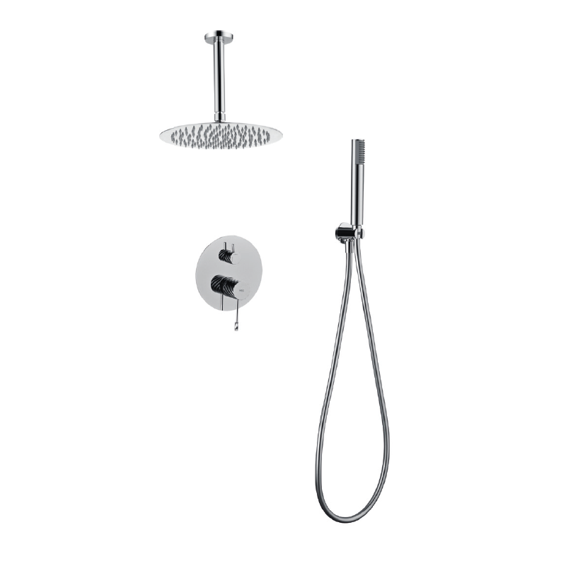 Kit monomando ducha empotrado 2-vías BLESS-PALAU cromo - GPP063