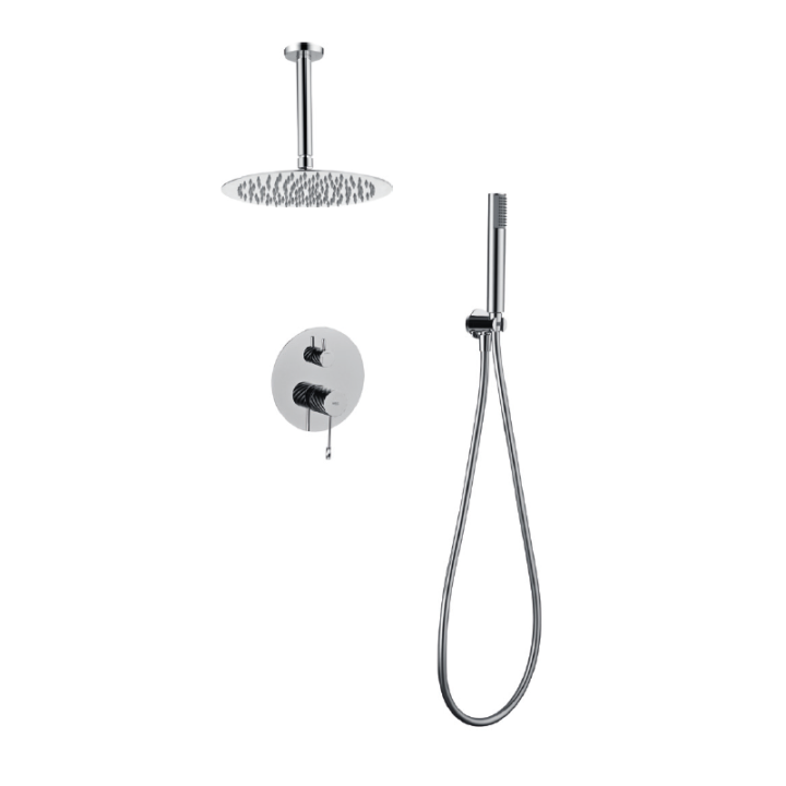 Kit monomando ducha empotrado 2-vías BLESS-PALAU cromo - GPP063 1