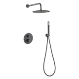 Kit termostático ducha empotrado 2-vías BLESS-PALAU black gun metal - GTP063/BGM 1
