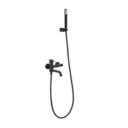Monomando baño-ducha GENOVA negro mate - BDG053-4/NG 1