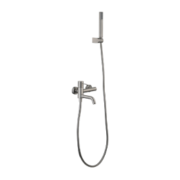 Monomando baño-ducha GENOVA niquel cepillado - BDG053-4/NQ 1
