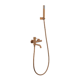 Monomando baño-ducha GENOVA oro rosa cepillado - BDG053-4/ORC 1