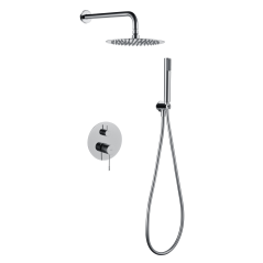 Kit monomando ducha empotrado 2-vías GENOVA cromo - GPG053 - Imex