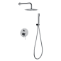 Kit monomando ducha empotrado 2-vías GENOVA cromo - GPG053