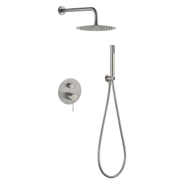 Kit monomando ducha empotrado 2-vías GENOVA niquel cepillado - GPG053/NQ 2