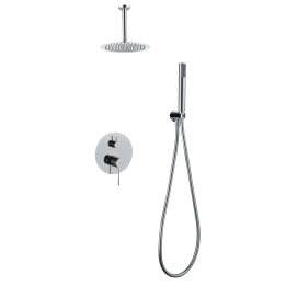 Kit monomando ducha empotrado 2-vías GENOVA-PIAMONTE cromo - GPP059 1