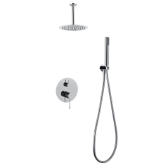 Kit monomando ducha empotrado 2-vías GENOVA-PIAMONTE cromo - GPP059 - Imex