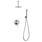 Kit monomando ducha empotrado 2-vías GENOVA-PIAMONTE cromo - GPP059