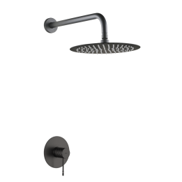 Kit monomando ducha empotrado 1-vía GENOVA black gun metal - SRG053/BGM 1