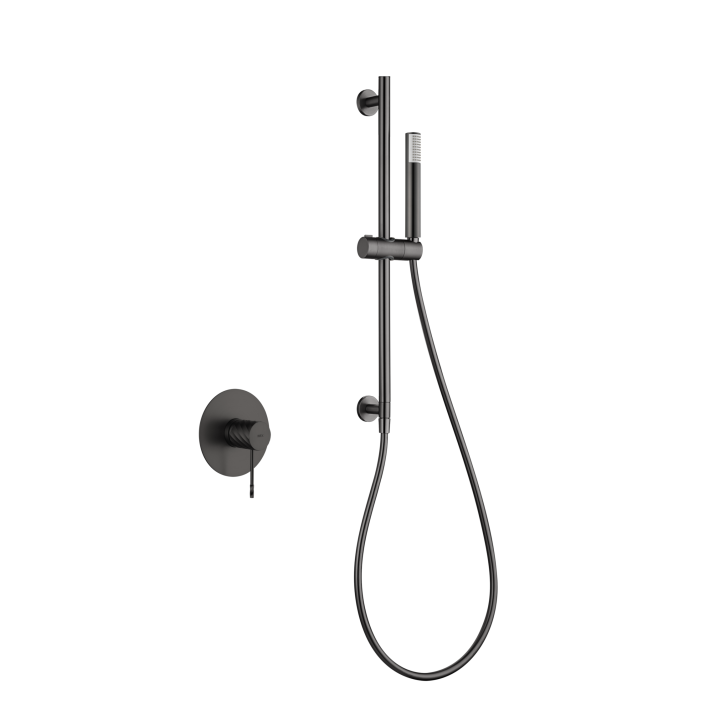 Kit monomando ducha empotrado 1-vía GENOVA black gun metal - SMG053/BGM 1