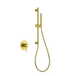 Kit monomando ducha empotrado 1-vía GENOVA oro cepillado - SMG053/OC 1