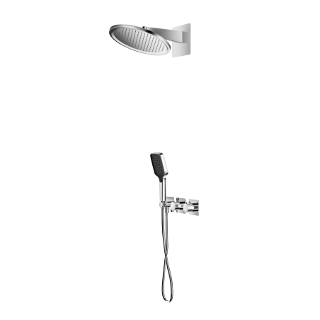 Kit termostático ducha empotrado 2-vías INARI cromo - GTI067 - Imex