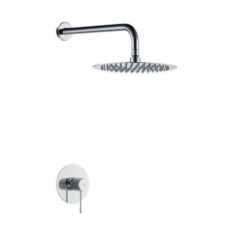 Kit monomando ducha empotrado 1-vía LINE cromo - SRD038 - Imex
