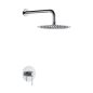 Kit monomando ducha empotrado 1-vía LINE cromo - SRD038