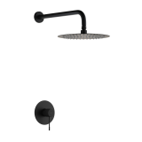 Kit monomando ducha empotrado 1-vía LINE negro mate - SRD038/NG 1