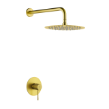 Kit monomando ducha empotrado 1-vía LINE oro cepillado - SRD038/OC 1