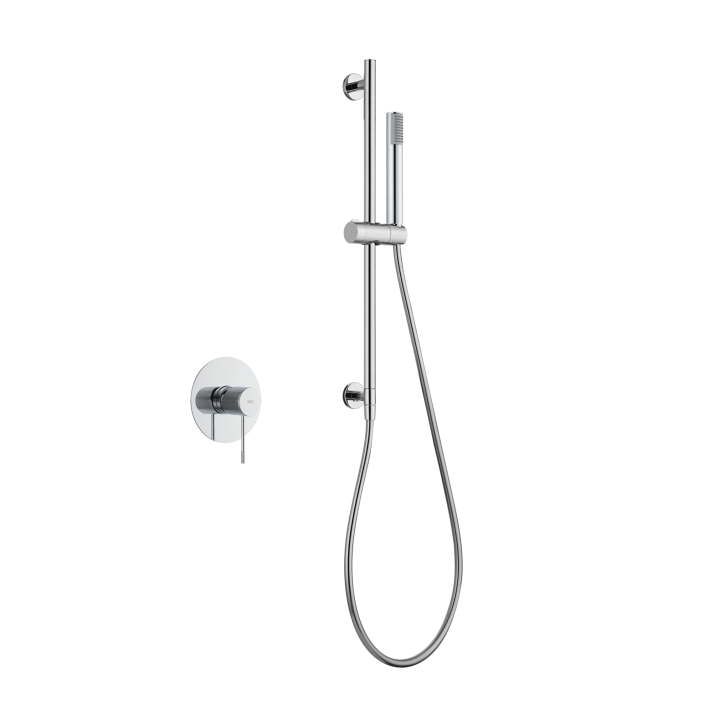 Kit monomando ducha empotrado 1-vía LINE cromo - SMD038 1
