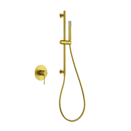 Kit monomando ducha empotrado 1-vía LINE oro cepillado - SMD038/OC - Imex