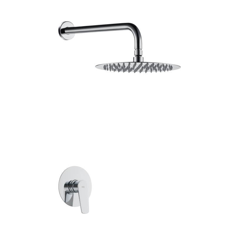 Kit monomando ducha empotrado 1-vía BELGICA cromo - SRZ044