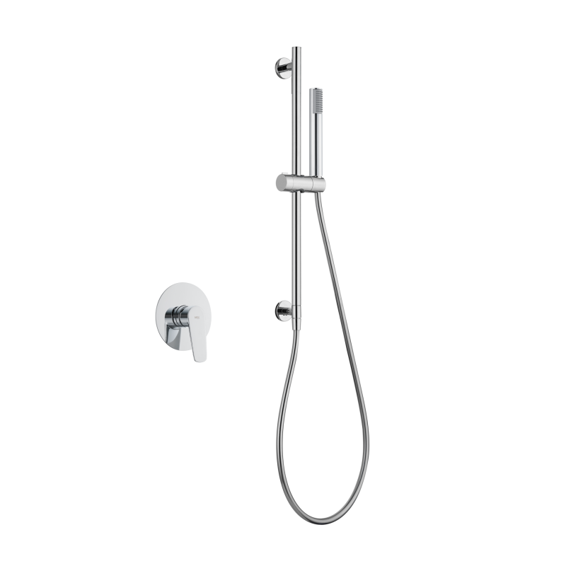 Kit monomando ducha empotrado 1-vía BELGICA cromo - SMZ044