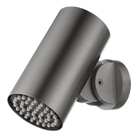 Rociador ducha TUBE redondo Ø 80 mm black gun metal - RDN007/BGM - IMEX