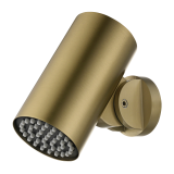 Rociador ducha TUBE redondo Ø 80 mm oro cepillado - RDN007/OC 1