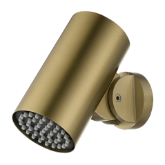 Rociador ducha TUBE redondo Ø 80 mm oro cepillado - RDN007/OC - IMEX