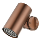 Rociador ducha TUBE redondo Ø 80 mm oro rosa cepillado - RDN007/ORC