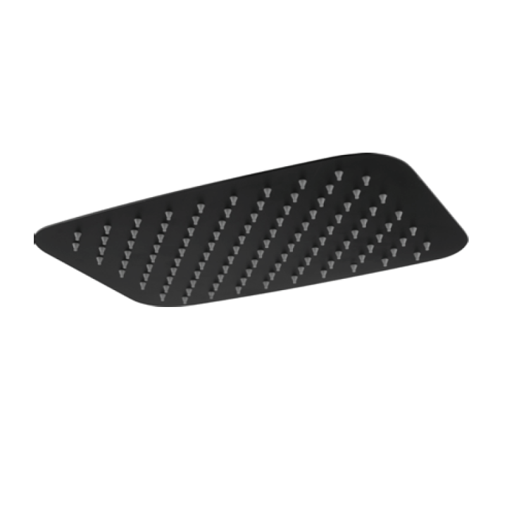 Rociador ducha IMEX rectangular 20x30 cm. negro mate - RDR001/NG 1