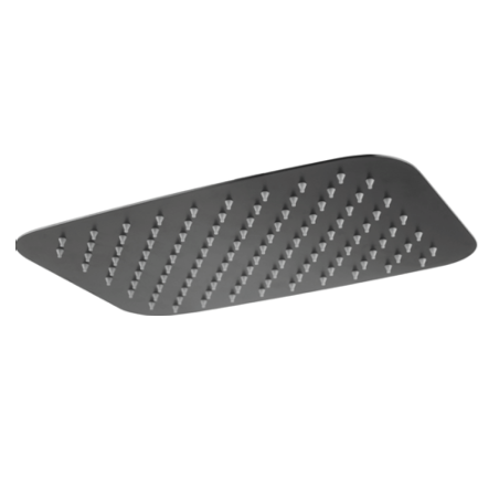 Rociador ducha IMEX rectangular 25x40 cm. black gun metal - RDR002/BGM - IMEX