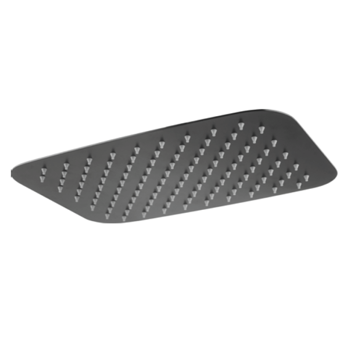 Rociador ducha IMEX rectangular 25x40 cm. black gun metal - RDR002/BGM 1