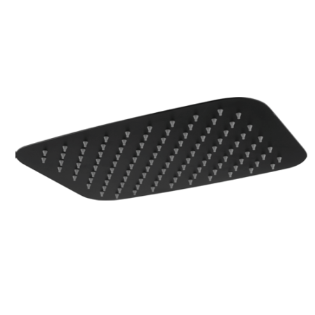 Rociador ducha IMEX rectangular 25x40 cm. negro mate - RDR002/NG - IMEX