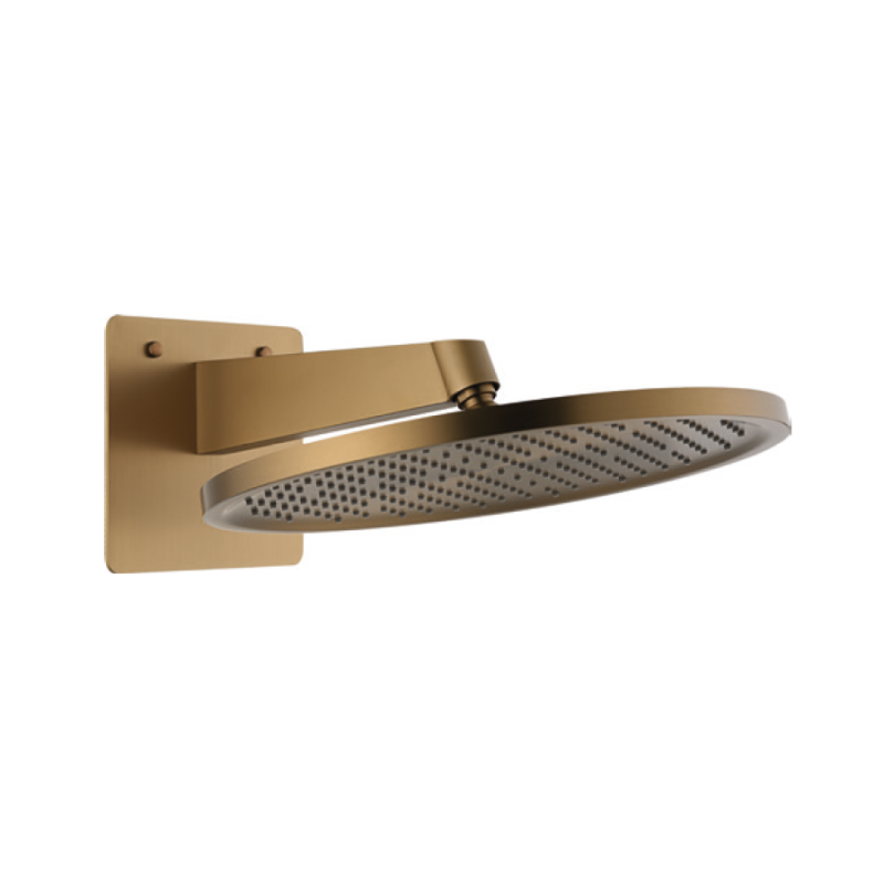 Rociador ducha IMEX redondo Ø 33 cm oro cepillado - RDN006/OC