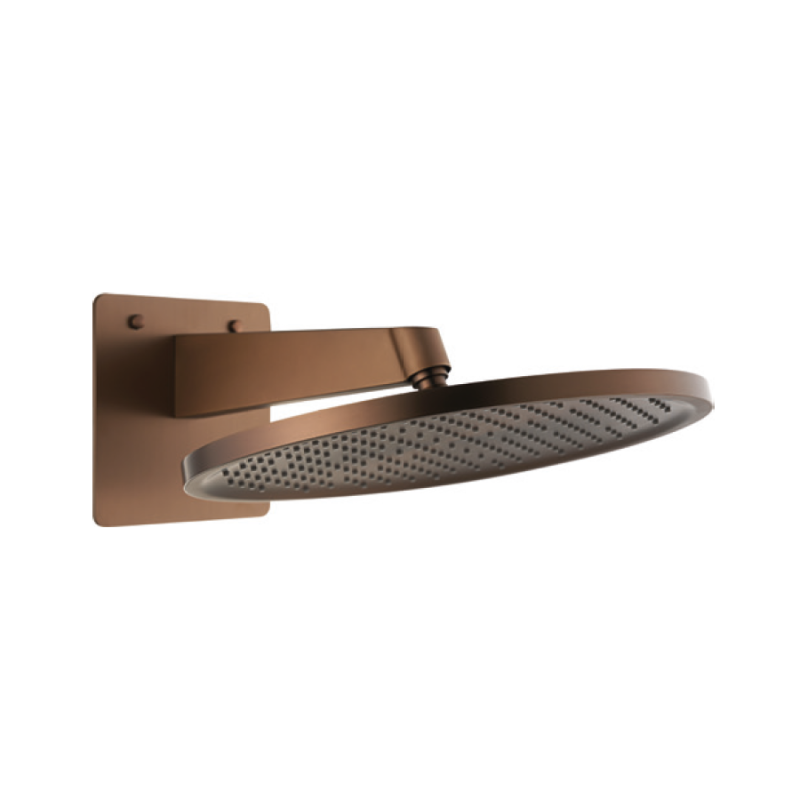 Rociador ducha IMEX redondo Ø 33 cm oro rosa cepillado - RDN006/ORC