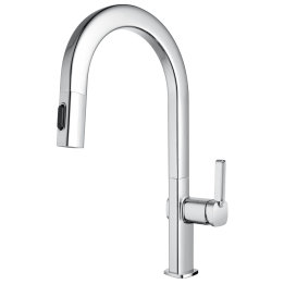 Monomando fregadero caño extraible CANADÁ cromo - GCE028 1
