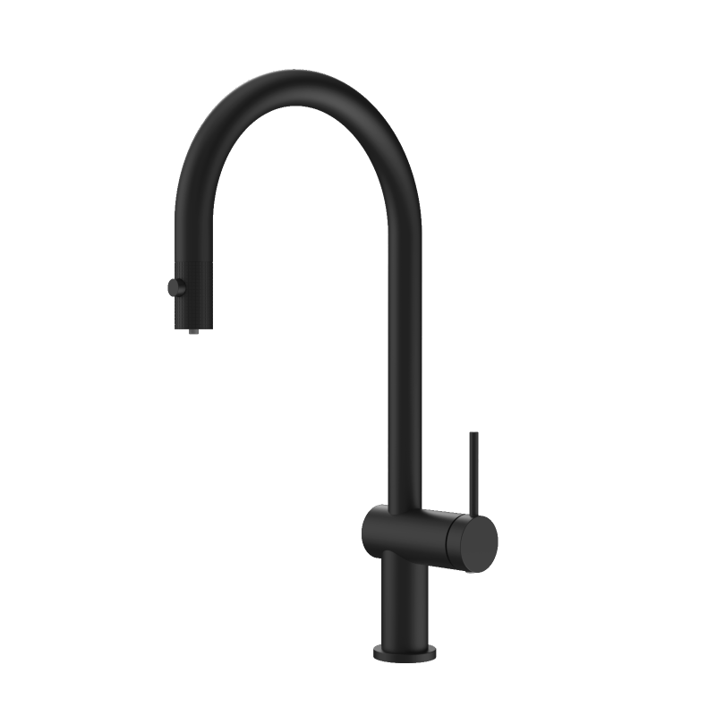 Monomando fregadero osmosis LAZIO negro mate - GOS006/NG