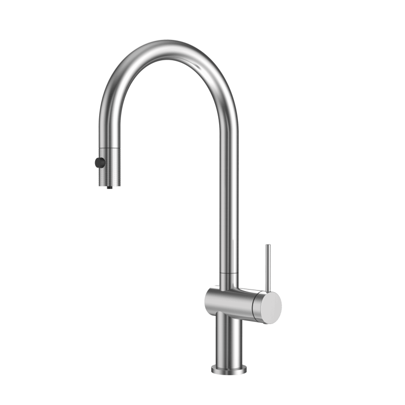 Monomando fregadero osmosis LAZIO niquel cepillado - GOS006/NQ