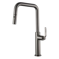 Monomando fregadero caño extraible NIZA black gun metal - GCE027/BGM - IMEX