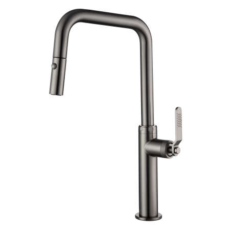 Monomando fregadero caño extraible NIZA black gun metal - GCE027/BGM - IMEX